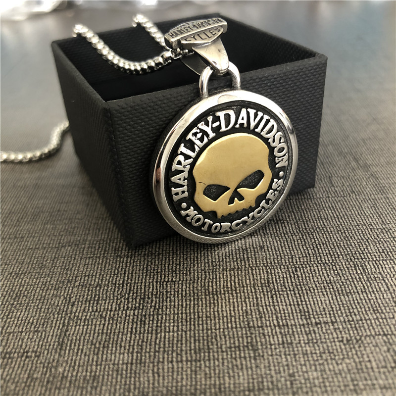 3pcs/lot Motorcycles Willie G Skull Necklace 316L Stainless Steel Fashion Jewelry Motorbiker Gold Silver Pendant With Chain
3pcs/lot Motorcycles Willie G Skull Necklace 316L Stainless Steel Fashion Jewelry Motorbiker Gold Silver Pendant With Chain