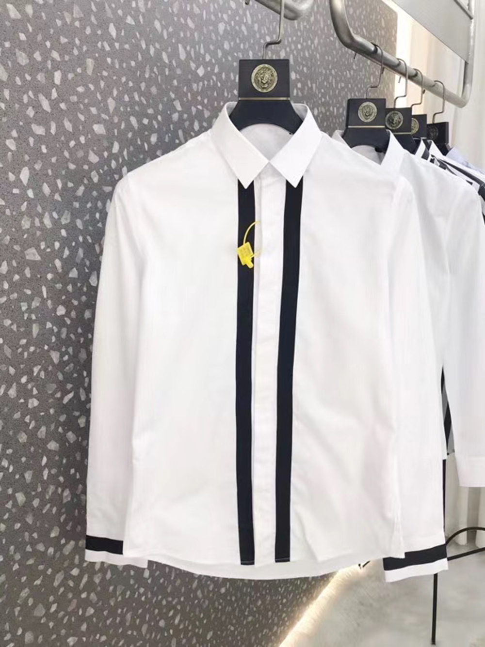 2021 New Algodo Com Listras Preto e Branco Contrastando Estampado Fino Estilo Listrado Camisa De Mangas Compridas | 219109575 Htyz, White
2021 New Algodo Com Listras Preto e Branco Contrastando Estampado Fino Estilo Listrado Camisa De Mangas Compridas | 219109575 Htyz, White