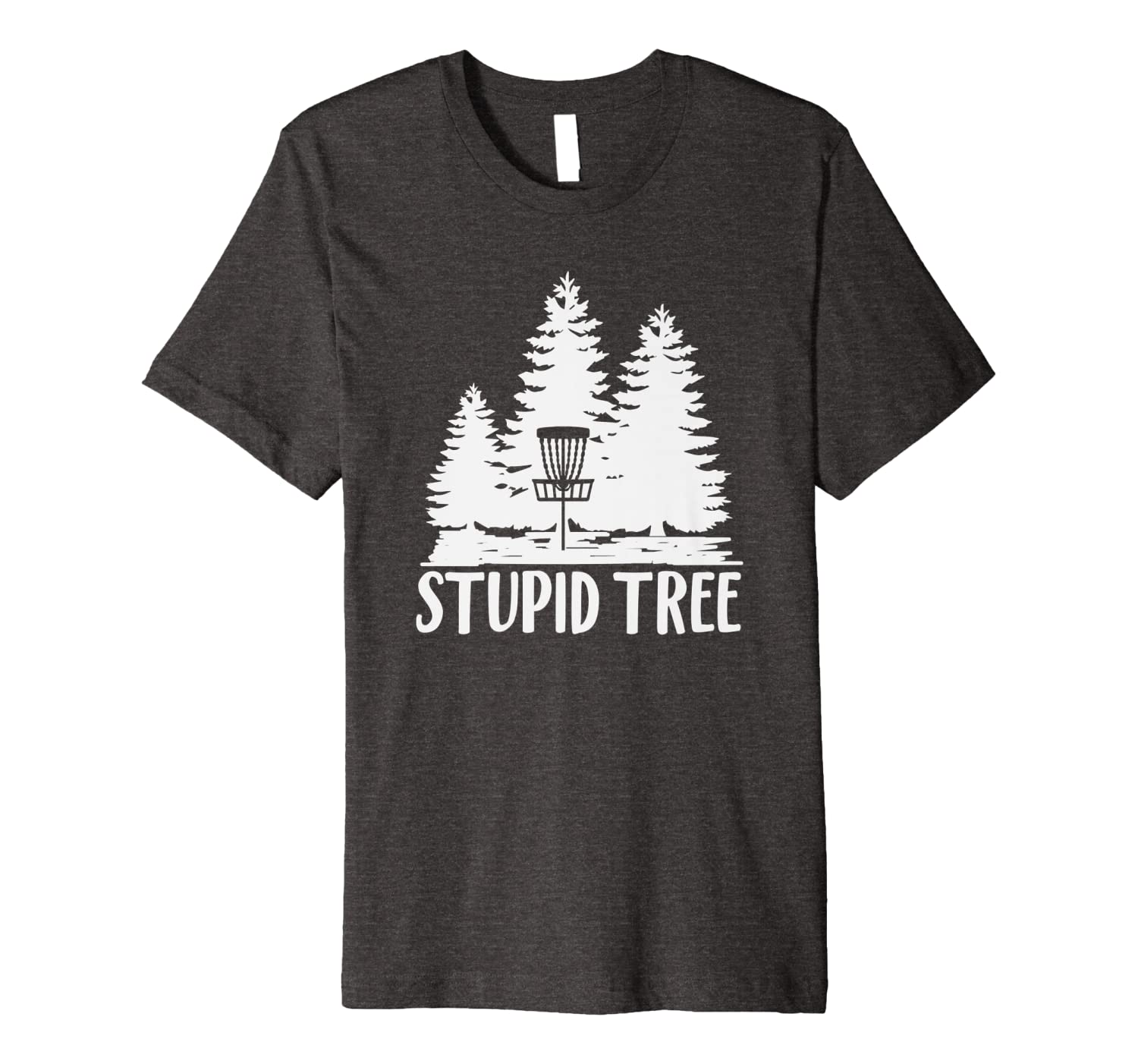 Stupid Tree T-Shirt Disc Golf Tee, Mainly pictures