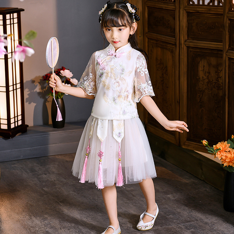 Children Exquisite Button Tassel Trim Qipao Sweet Flower Embroidery Banquet Gown Elegant Collar Chinese Dress 9sjg, Pink
Children Exquisite Button Tassel Trim Qipao Sweet Flower Embroidery Banquet Gown Elegant Collar Chinese Dress 9sjg, Pink