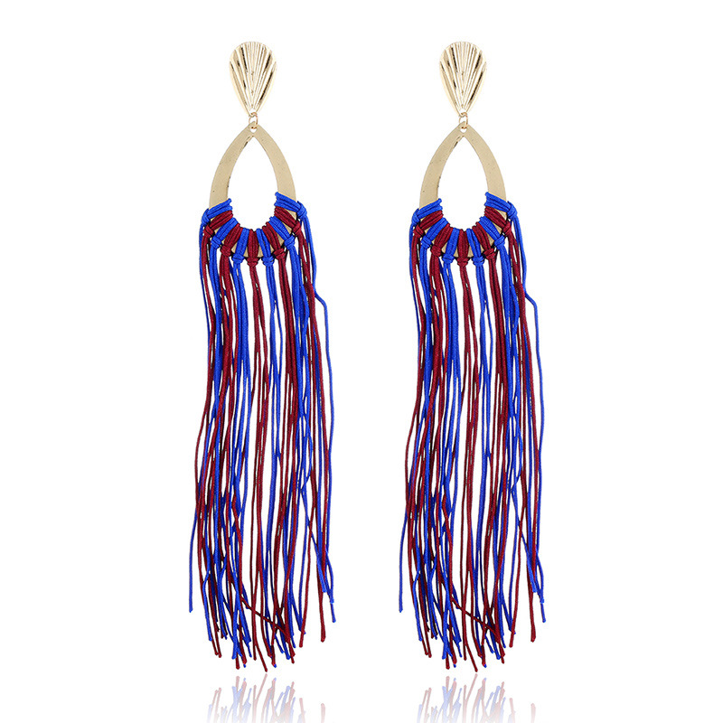 Dangle & Chandelier Long Tassel Earrings Fashion Jewelry Bohemian Statement For Women Pendientes