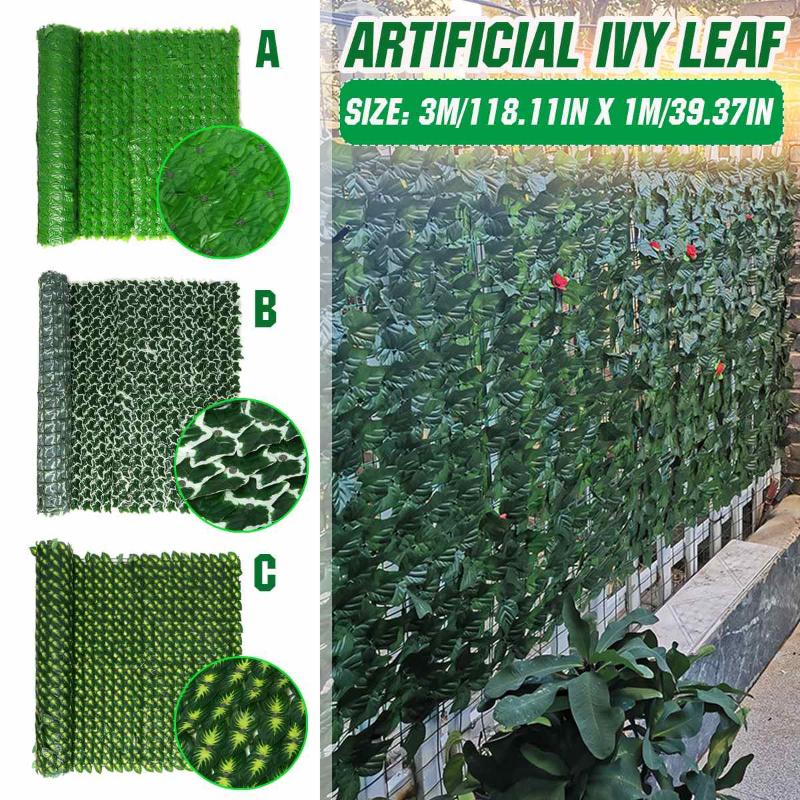 3mx1m Garden Plant Fence Artificial Faux Green Leaf Privacy Screen Panels Rattan Outdoor Garden Home Decoration
3mx1m Garden Plant Fence Artificial Faux Green Leaf Privacy Screen Panels Rattan Outdoor Garden Home Decoration