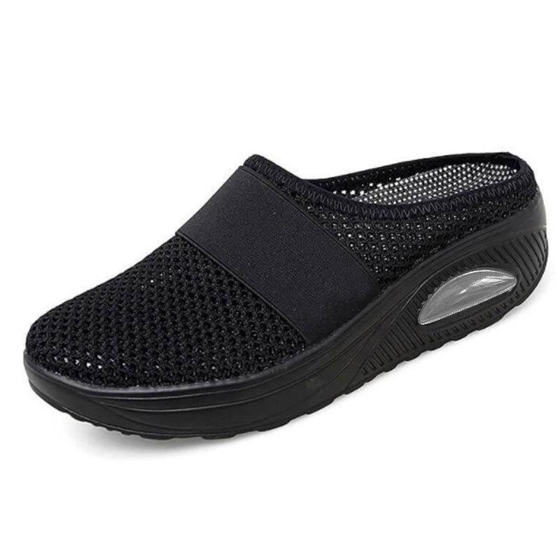 Slippers Ladies Wedge Advanced Retro Non-slip Casual Women's Platform Shoes XL Orthopedic Sugar Sandals, Black
Slippers Ladies Wedge Advanced Retro Non-slip Casual Women's Platform Shoes XL Orthopedic Sugar Sandals, Black