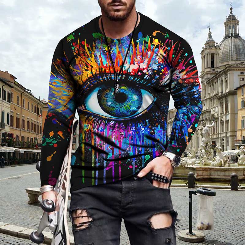 Eyes Printing Sweatshirt Fashion Boys Hiphop Streetwear Graphic Long Sleeves Gothic Autumn Sweatshirts Tops Wholesale, #1
Eyes Printing Sweatshirt Fashion Boys Hiphop Streetwear Graphic Long Sleeves Gothic Autumn Sweatshirts Tops Wholesale, #1