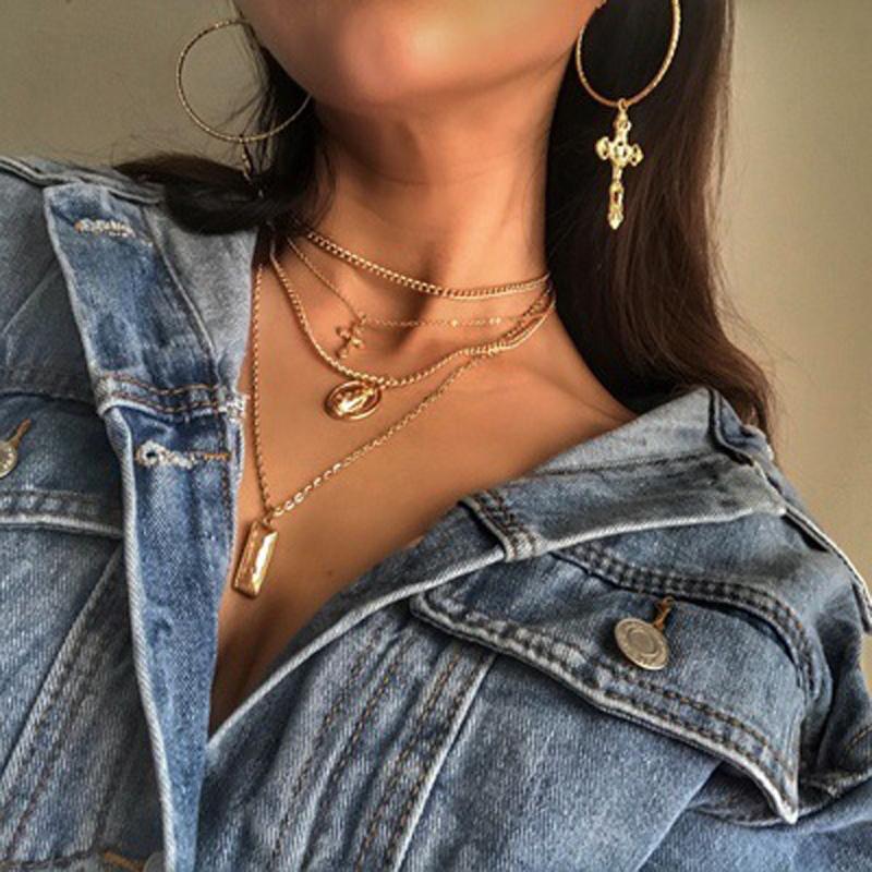 Pendant Necklaces Vintage Gold Round Coin For Women Girl Long Cross & Necklace 2021 Female Fashion Jewelry Accessories
Pendant Necklaces Vintage Gold Round Coin For Women Girl Long Cross & Necklace 2021 Female Fashion Jewelry Accessories