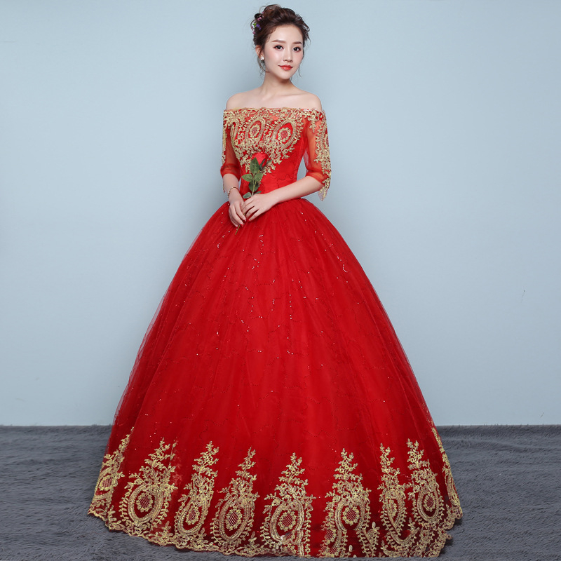 2021 Real Photo Red Glitter Lace Quinceanera Dresses Vintage Applique Pageant Sweet 16 Formal Prom Party Ball Gowns Vestidos De 15 Anos