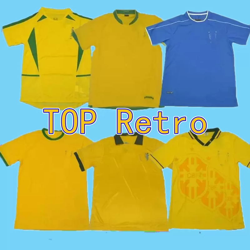 1957 1994 1970 brasil soccer jersey Rivaldo 1988 1998 VINTAGE CLASSIC retro Romario Ronaldinho 2002 BraziLs camisa de futebol football shirt
1957 1994 1970 brasil soccer jersey Rivaldo 1988 1998 VINTAGE CLASSIC retro Romario Ronaldinho 2002 BraziLs camisa de futebol football shirt