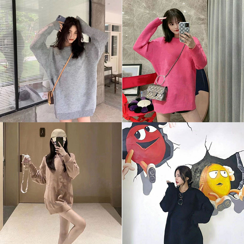 Autumn winnter Sweaters women Casual Knit Dress crewneck pullover Contrast Color Long Sleeve Fashion Wear Classic Letter Pattern lady tops k, White;black
Autumn winnter Sweaters women Casual Knit Dress crewneck pullover Contrast Color Long Sleeve Fashion Wear Classic Letter Pattern lady tops k, White;black