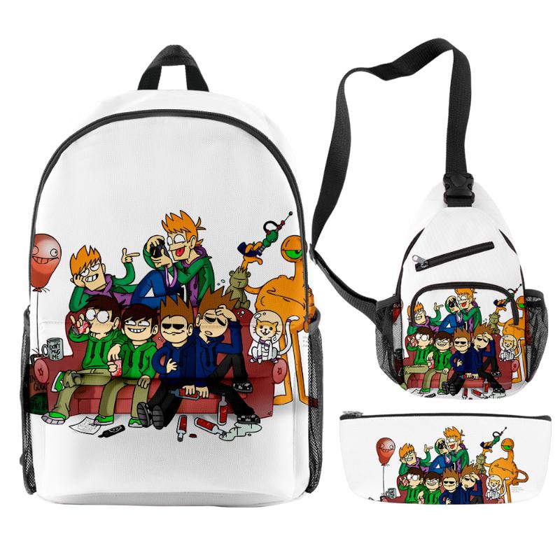 Backpack Eddsworld School Set 3 Pieces Boys Girls Backpacks Travel Crossbody Bag Pencil Case Kids, As shown
Backpack Eddsworld School Set 3 Pieces Boys Girls Backpacks Travel Crossbody Bag Pencil Case Kids, As shown
