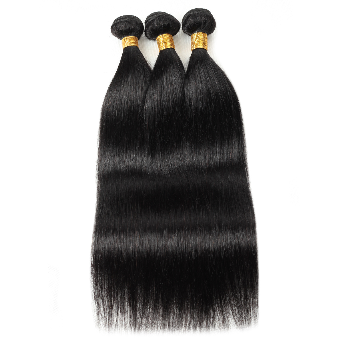 3Pcs Loose Deep Curly Brazilian Human Hair Bundles Yaki Straight Body Water Virgin Hair Extensions