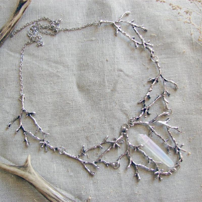 Pendant Necklaces Gothic Transparent Rainbow Titanium Branches Necklace Fantasy Forest Witch Jewellery Statement Wedding Magic Wiccan
Pendant Necklaces Gothic Transparent Rainbow Titanium Branches Necklace Fantasy Forest Witch Jewellery Statement Wedding Magic Wiccan