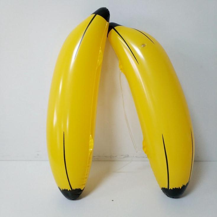 Creative Inflatable Big Banana Blow Up Pool Water Toy Kids Children Fruit Toys Party Decoration Wholesale