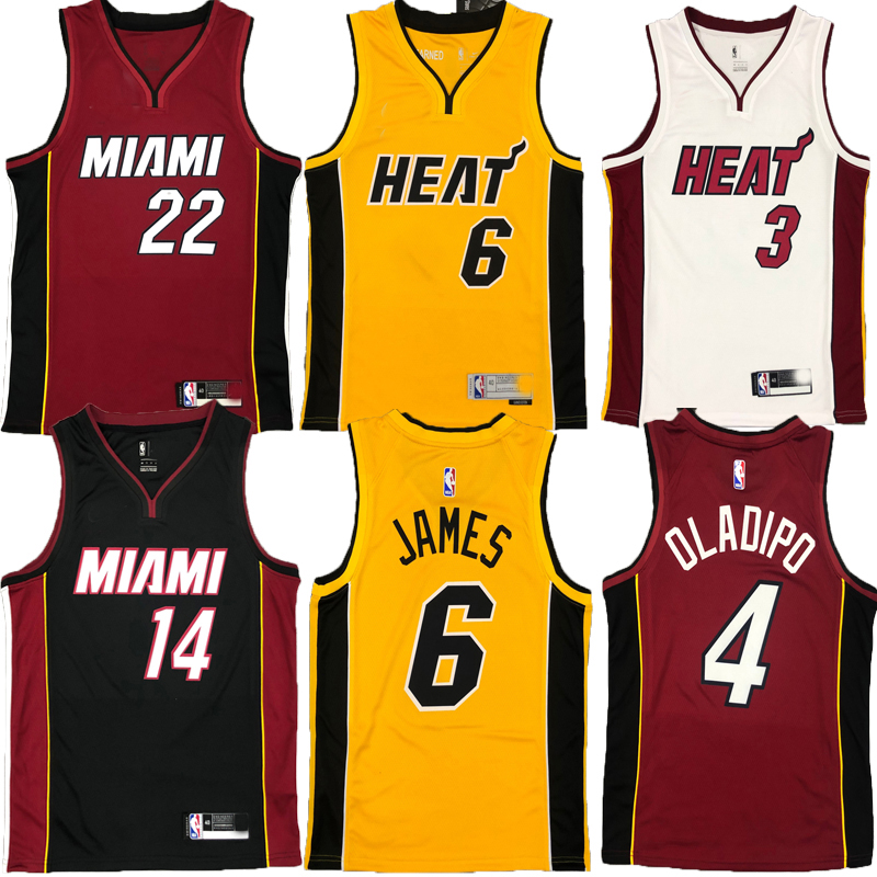 Miami Heat Basketball 21 22 jersey Home away Yellow black red white 4 OLADIPO 6 JAMES 13 ADEBAYO Vest Jacket clothes 2021 2022
Miami Heat Basketball 21 22 jersey Home away Yellow black red white 4 OLADIPO 6 JAMES 13 ADEBAYO Vest Jacket clothes 2021 2022