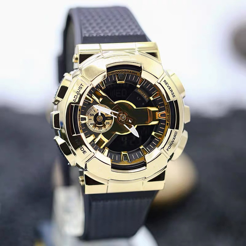 Hot selling Japanese classic sports brand multi-function LED pointer dual display stainless steel case silicone strap sports watch gift set, Slivery;brown
Hot selling Japanese classic sports brand multi-function LED pointer dual display stainless steel case silicone strap sports watch gift set, Slivery;brown