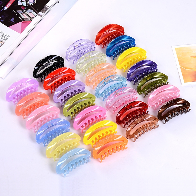 Big Semicircle Hair Clamps Plastic Summer Wash Nonslip Hairs Claw Clips For Lady Versatile Ponytail Hairpin Simplicity 0 58yy Q2, Slivery;golden
Big Semicircle Hair Clamps Plastic Summer Wash Nonslip Hairs Claw Clips For Lady Versatile Ponytail Hairpin Simplicity 0 58yy Q2, Slivery;golden