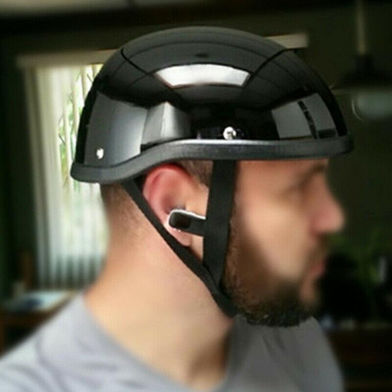 Motorcycle Helmets Adult Cap Half Helmet Vintage Resistant Face Retro German Style Chopper Cruiser Accessories, Matte black
Motorcycle Helmets Adult Cap Half Helmet Vintage Resistant Face Retro German Style Chopper Cruiser Accessories, Matte black