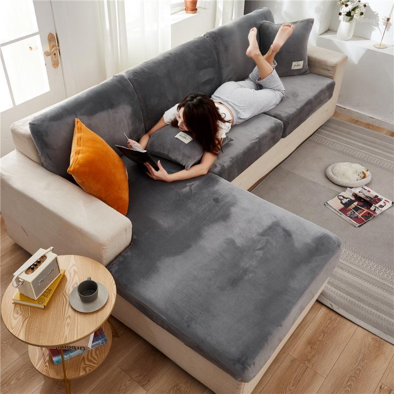 Chair Covers Autumn And Winter Thick Velvet Sofa Cover Solid Color Cushion Elastic Slipcover Dining Room Protected Couch 
Chair Covers Autumn And Winter Thick Velvet Sofa Cover Solid Color Cushion Elastic Slipcover Dining Room Protected Couch