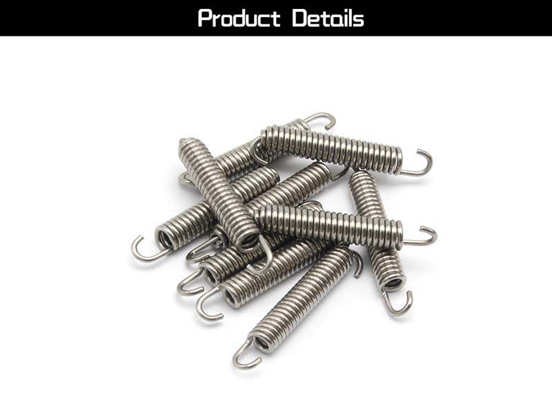 Motorcycle Stainless Steel Exhaust Springs Hook 75mm Expansion Chambers Motobike Exhausts Mounting Spring Hooks Rotatable For Honda Yamaha Moto Parts