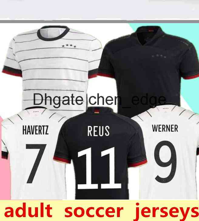 2021 Germany soccer jersey national team man GNABRY WERNER HAVERTZ shirt DEUTSCHER SANE KROOS REUS football shirts 20/21, Black;yellow
2021 Germany soccer jersey national team man GNABRY WERNER HAVERTZ shirt DEUTSCHER SANE KROOS REUS football shirts 20/21, Black;yellow