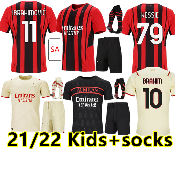 AC milan 21 22 soccer jersey IBRAHIMOVIC BRAHIM BENNACER KESSIE ROMAGNOLI CALHANOGLU 2021 2022 football shirt TONALI REBIC kids+socks football shirts, 21/22 away
AC milan 21 22 soccer jersey IBRAHIMOVIC BRAHIM BENNACER KESSIE ROMAGNOLI CALHANOGLU 2021 2022 football shirt TONALI REBIC kids+socks football shirts, 21/22 away