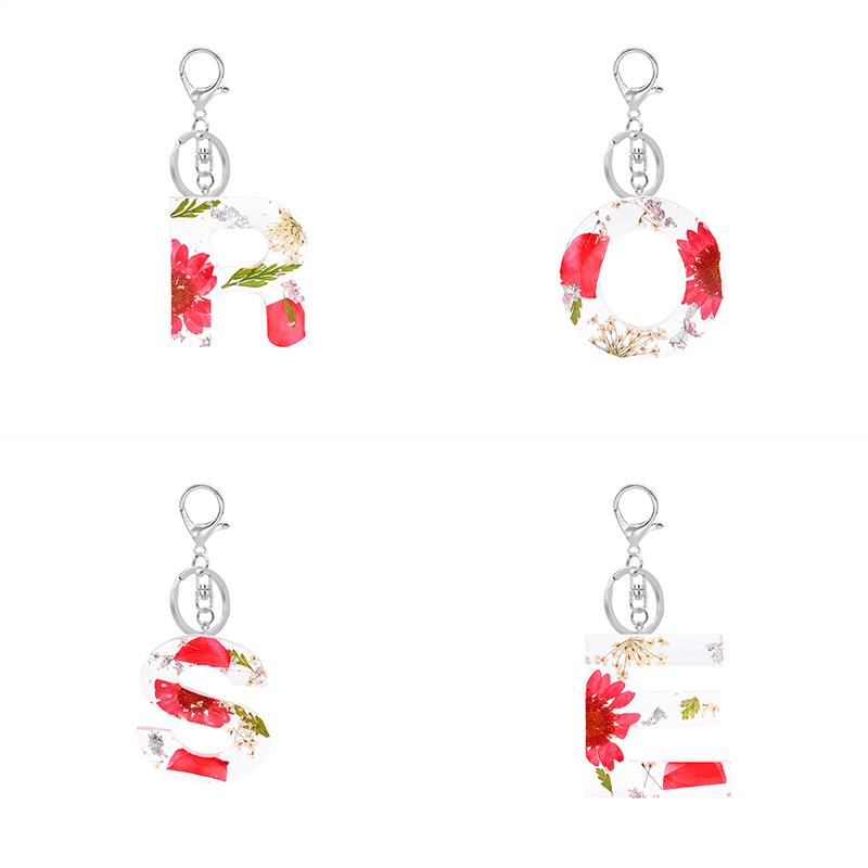 Keychains Fashion Letter Keychain Flower Print Key Chain Car Hoder Keyring Handbag Bag Charms Women Girl Gift Jewelry Accessories
Keychains Fashion Letter Keychain Flower Print Key Chain Car Hoder Keyring Handbag Bag Charms Women Girl Gift Jewelry Accessories