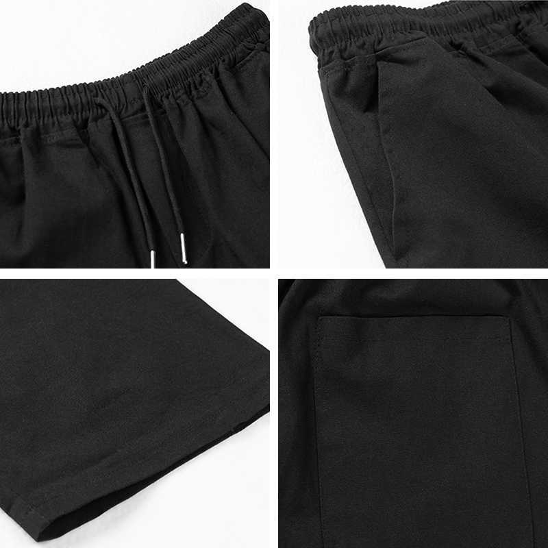 Black Pants Men Hip Hop Streetwear Jogger Harem Trousers Men Casual Harajuku Sweatpants Brand 2021 Summer New Fashion Men Pants Y0811