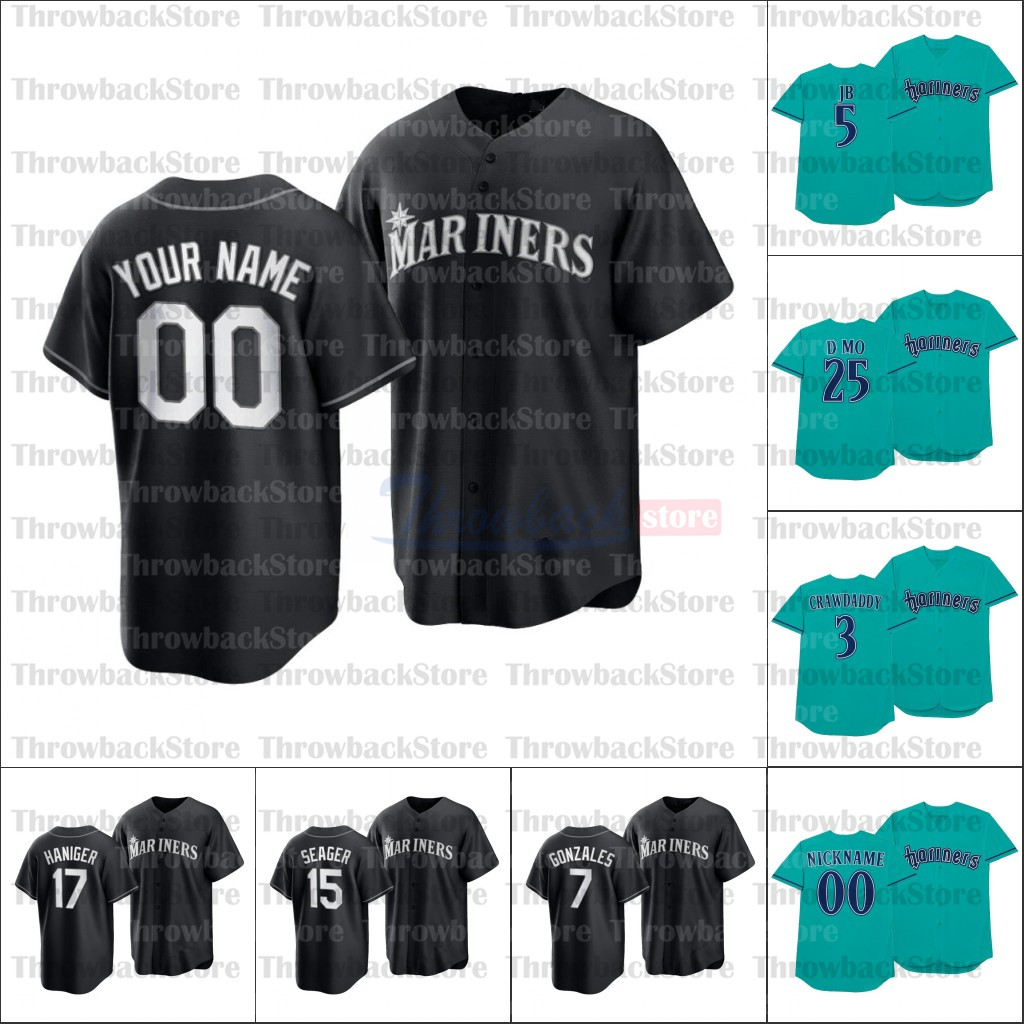 2021 Players' Weekend All Black Fashion Seattle Ryon Healy Jersey Mitch Haniger 34 Felix Hernandez Kyle Seager Long Jr Omar Narvaez, Women i
2021 Players' Weekend All Black Fashion Seattle Ryon Healy Jersey Mitch Haniger 34 Felix Hernandez Kyle Seager Long Jr Omar Narvaez, Women i