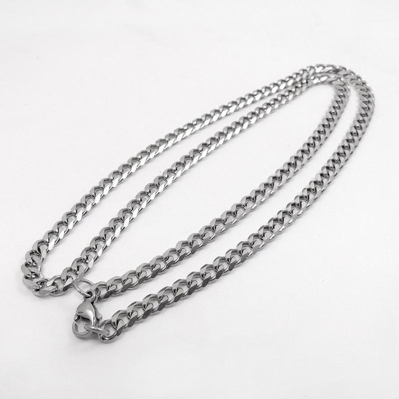 Stainless Steel Miami Cuban Link Chain Necklace Women Men Hip Hop Jewelry Silver Color Polished Wholesale Chains
Stainless Steel Miami Cuban Link Chain Necklace Women Men Hip Hop Jewelry Silver Color Polished Wholesale Chains