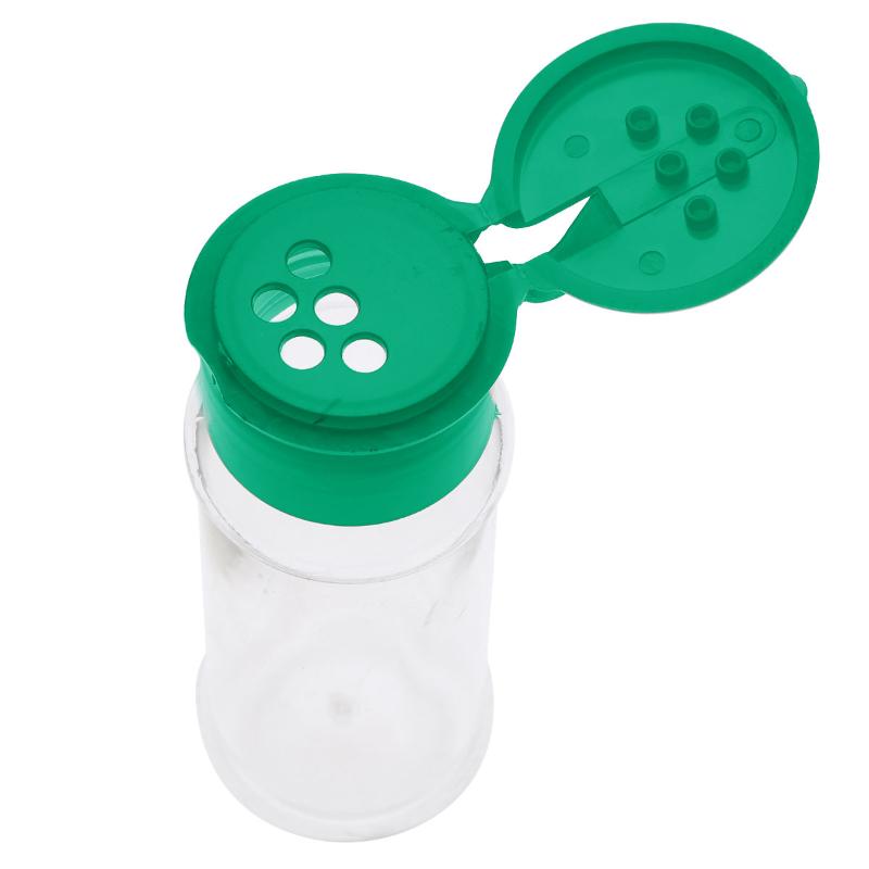 10pcs Plastic Spice Jar Salt Pepper Shakers Seasoning Jar Barbecue BBQ Condiment Vinegar Bottles Kitchen Containers For Spices