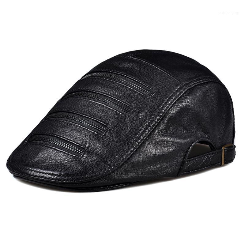 Berets Fashion 2021 Flat Cap Men Women Brown Adjustable Duckbill Hat Genuine Leather Multi Zipper Spring Autumn Cabbie, Black
Berets Fashion 2021 Flat Cap Men Women Brown Adjustable Duckbill Hat Genuine Leather Multi Zipper Spring Autumn Cabbie, Black