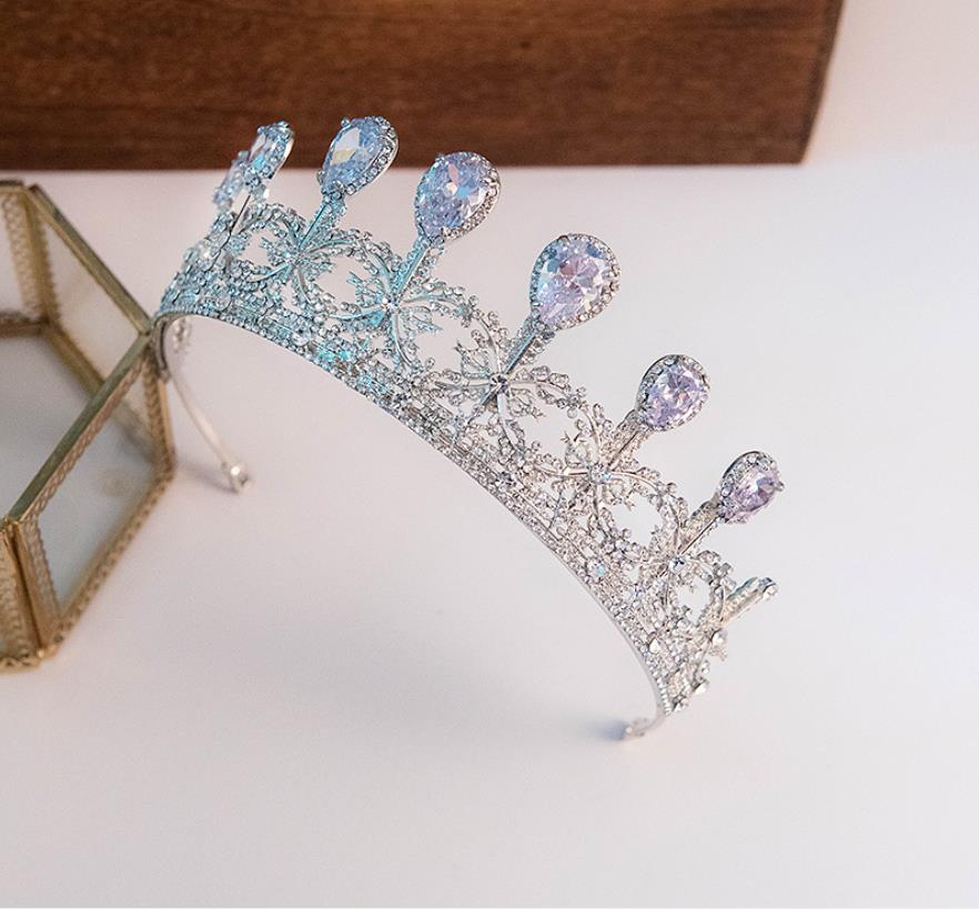 Headpieces Diamonds Sparkly Wedding Tiara Crown Crystal Bridal Hair Accessories Headpieces Pageant Prom Queen Princess Headpieces