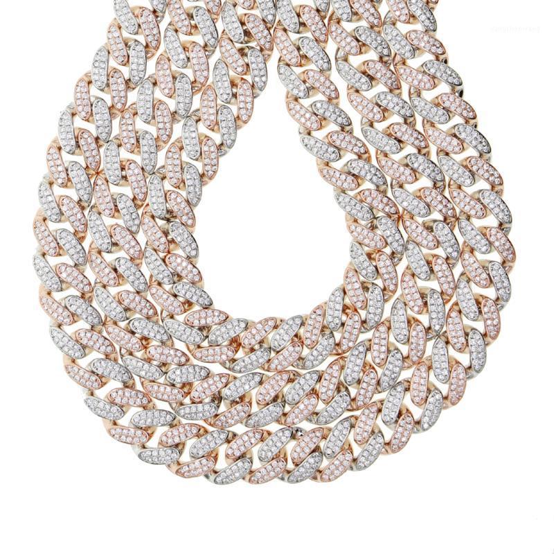 Wholesale Women Chain Neckalce 12mm Rose Gold Two Tone Color Miami Cuban Hip Hop Iced Out Necklace Jewelry Chains
Wholesale Women Chain Neckalce 12mm Rose Gold Two Tone Color Miami Cuban Hip Hop Iced Out Necklace Jewelry Chains