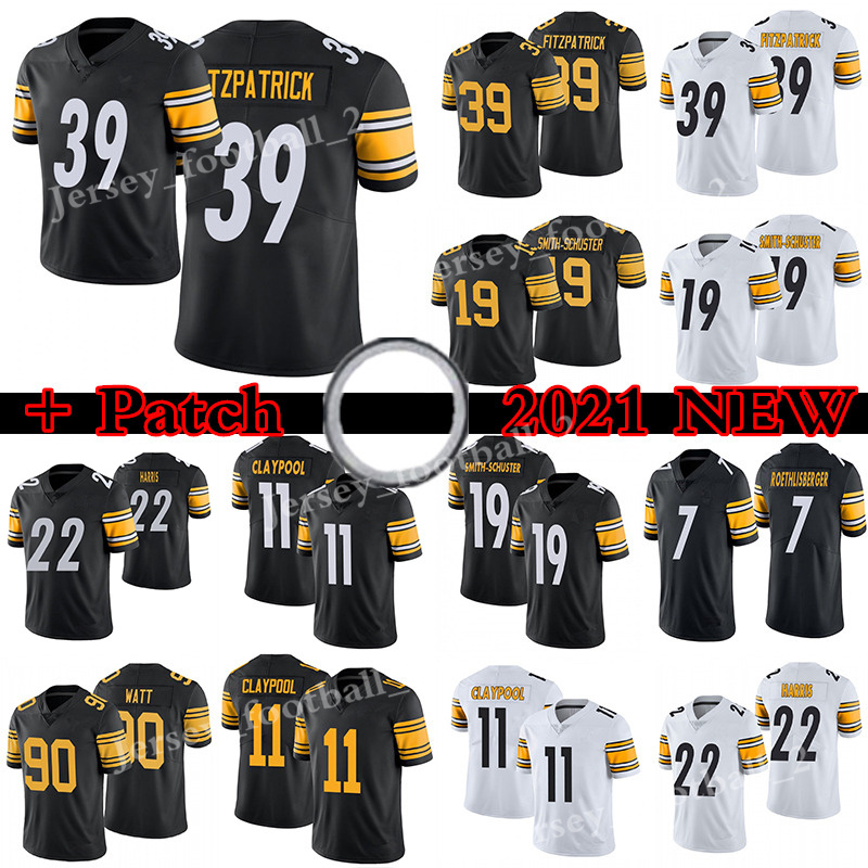 39 Minkah Fitzpatrick 11 Chase Claypool football jerseys Ben Roethlisberger 19 JuJu Smith-Schuster PittsburghÂSteelersÂNajee Harris Men', Black;red
39 Minkah Fitzpatrick 11 Chase Claypool football jerseys Ben Roethlisberger 19 JuJu Smith-Schuster PittsburghÂSteelersÂNajee Harris Men', Black;red