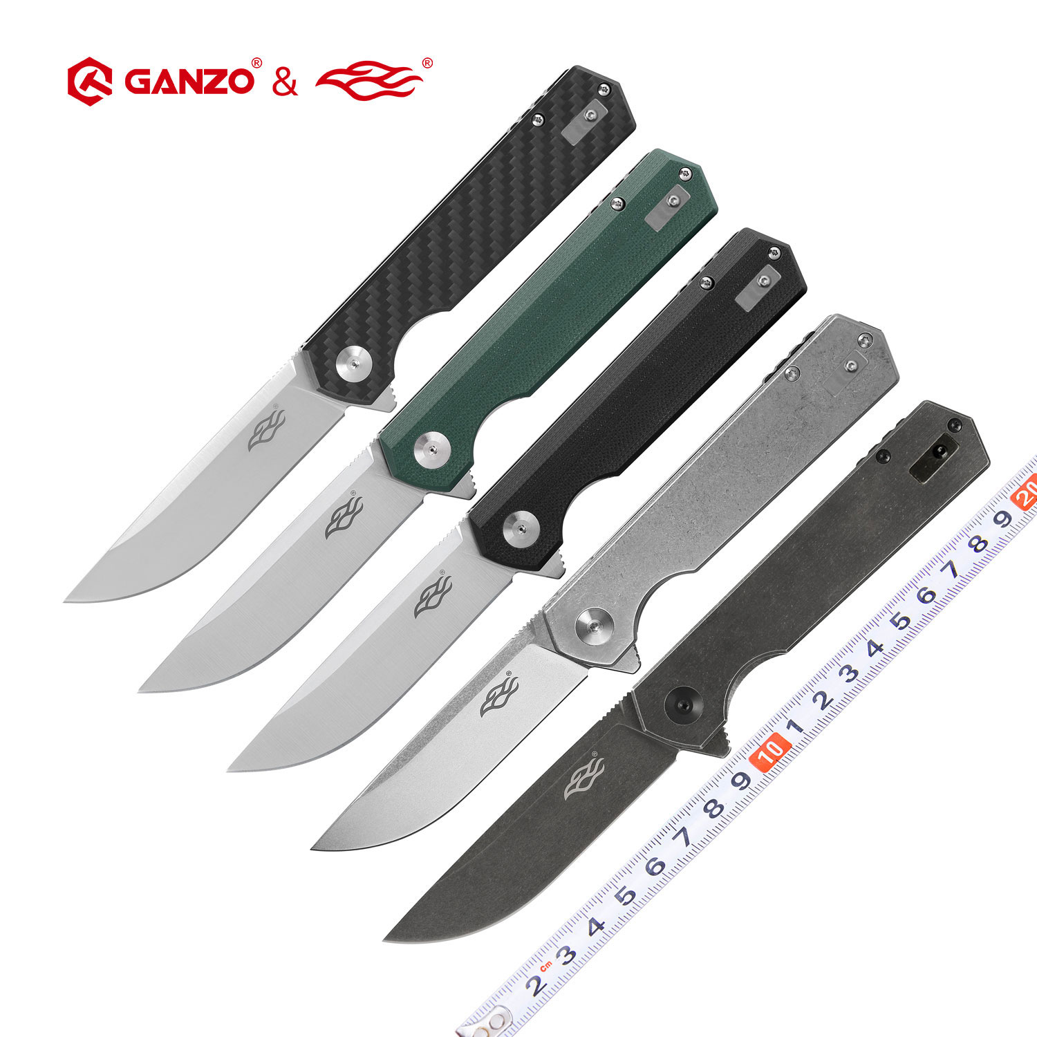 

Firebird Ganzo FH11 FH12 FH13 60HRC D2 blade G10 carbon fiber Stainless steel Handle Folding knife Survival Camping Pocket Knife tactical edc outdoor tool