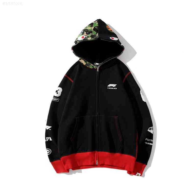 jerseys hoodies 2021 fashion racing co branded camouflage color matching hooded cardigan shark head men's and women's sweater, Black
jerseys hoodies 2021 fashion racing co branded camouflage color matching hooded cardigan shark head men's and women's sweater, Black