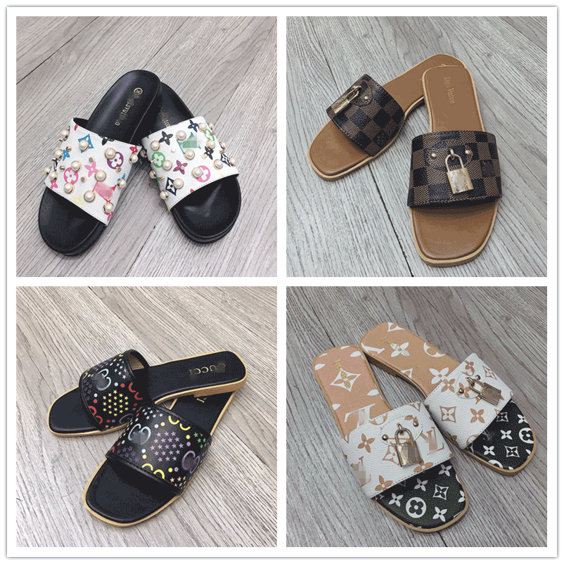 Designer Classic Luxury lady Slipper g shoes Summer Outdoor sandals Fashion Girl Beach Non-slip Flat Flip Flops Leather Women Slippers Size 35-41, Black
Designer Classic Luxury lady Slipper g shoes Summer Outdoor sandals Fashion Girl Beach Non-slip Flat Flip Flops Leather Women Slippers Size 35-41, Black