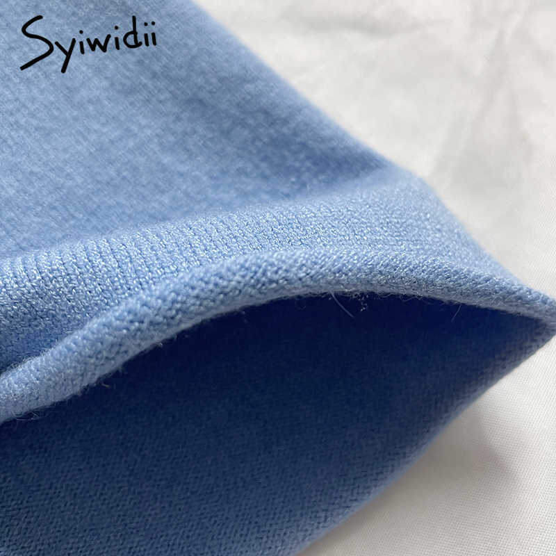Syiwidii Spandex Shorts for Women High Waisted Sweatshorts Stretch Knitting Summer Fashion Bottoms Solid Gray Blue White 210714