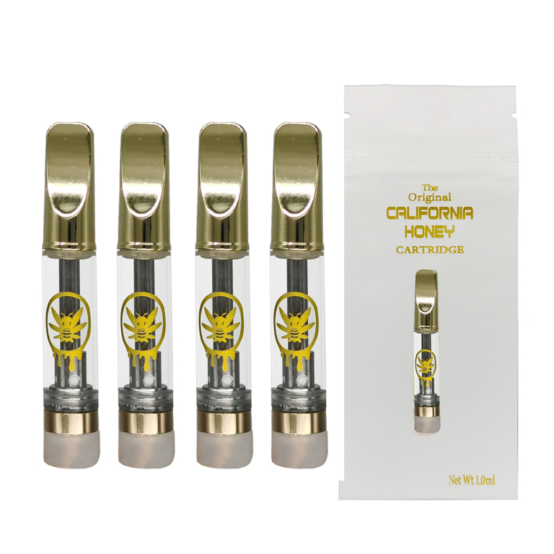 California Honey Vape Cartridges Empty Cartridge Carts Atomizers 0.8ml 1.0ml Ceramic Coil Golden Mouthpiece Thick Oil Vaporizer E Cigarettes
California Honey Vape Cartridges Empty Cartridge Carts Atomizers 0.8ml 1.0ml Ceramic Coil Golden Mouthpiece Thick Oil Vaporizer E Cigarettes