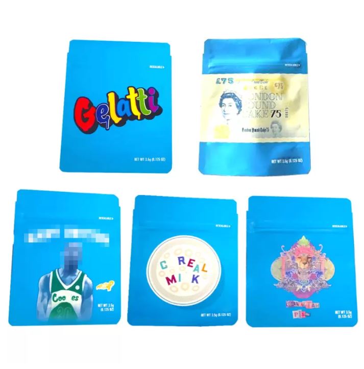 3.5 Grams Bag 3.5g Packaging Bags Smell Proof Childproof California Cheetah Piss Gelatti Gary Payton London Pound Cake Cereal Milk 
3.5 Grams Bag 3.5g Packaging Bags Smell Proof Childproof California Cheetah Piss Gelatti Gary Payton London Pound Cake Cereal Milk