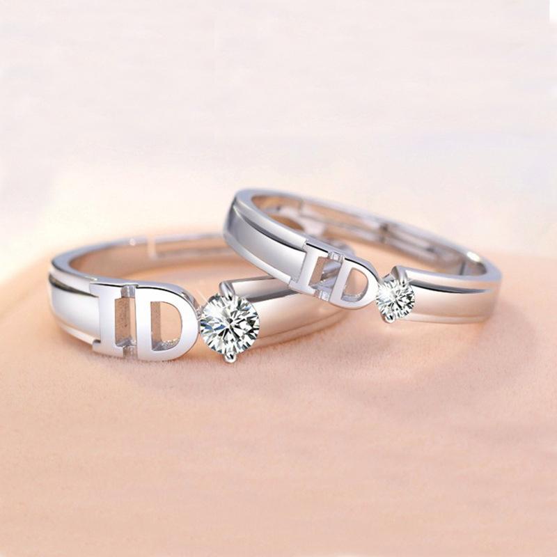 Wedding Rings Fashion Creative Confession Proposal Ring For Men And Women Trendy Personality I DO Opening Adjustable Couple Wholesale, Slivery;golden
Wedding Rings Fashion Creative Confession Proposal Ring For Men And Women Trendy Personality I DO Opening Adjustable Couple Wholesale, Slivery;golden