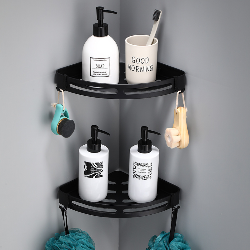2021 New with Hooks Bath Shower Aluminum Black Bathroom Corner Shelf Wall Mounted Kitchen Storage Holder Ag1j
2021 New with Hooks Bath Shower Aluminum Black Bathroom Corner Shelf Wall Mounted Kitchen Storage Holder Ag1j