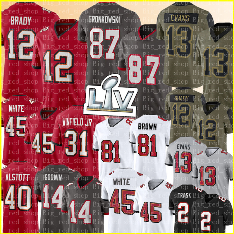 12 Tom Brady 87 Rob Gronkowski Jersey 13 Mike Evans Alstott 31 Antoine Winfield Jr. 45 Devin White Football Jerseys Chris Godwin Antonio Brown Kyle Trask Derrick Brooks, Women {s-xxl} haidao
12 Tom Brady 87 Rob Gronkowski Jersey 13 Mike Evans Alstott 31 Antoine Winfield Jr. 45 Devin White Football Jerseys Chris Godwin Antonio Brown Kyle Trask Derrick Brooks, Women {s-xxl} haidao