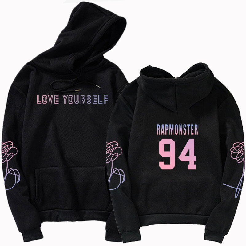 jungkook Unisex hoody kpop jung kook hoodies 97 sweatshirt love yourself KPOP hoody sweatshirt XL for casual harajuku kpop hoody 201212