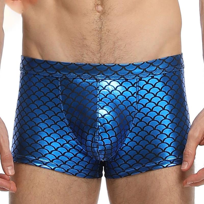 Underpants Men Sexy Low-Waist Boxer Shorts Fish Scale Bar Stage Nightclub Show Underwear Breathable Pants A50, Black;white
Underpants Men Sexy Low-Waist Boxer Shorts Fish Scale Bar Stage Nightclub Show Underwear Breathable Pants A50, Black;white