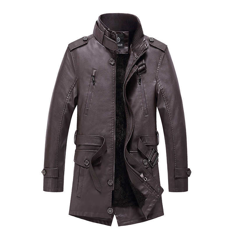 Oumor Men Leather Jacket Winter Long Coat Thick Fleece Men Outwear Warm Casual Motor Vintage PU Faux Leather Jacket Men 4xl 210603, Hq998black
Oumor Men Leather Jacket Winter Long Coat Thick Fleece Men Outwear Warm Casual Motor Vintage PU Faux Leather Jacket Men 4xl 210603, Hq998black