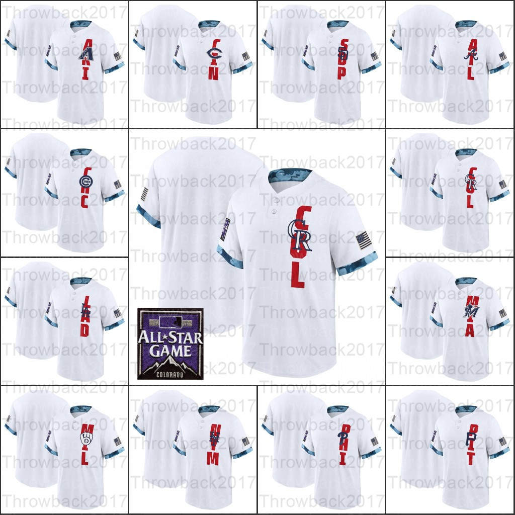 Custom 2021 All Star Game White Coolbase Baseball Jersey Double Stitched Embroidery Men Women Youth, 15
Custom 2021 All Star Game White Coolbase Baseball Jersey Double Stitched Embroidery Men Women Youth, 15