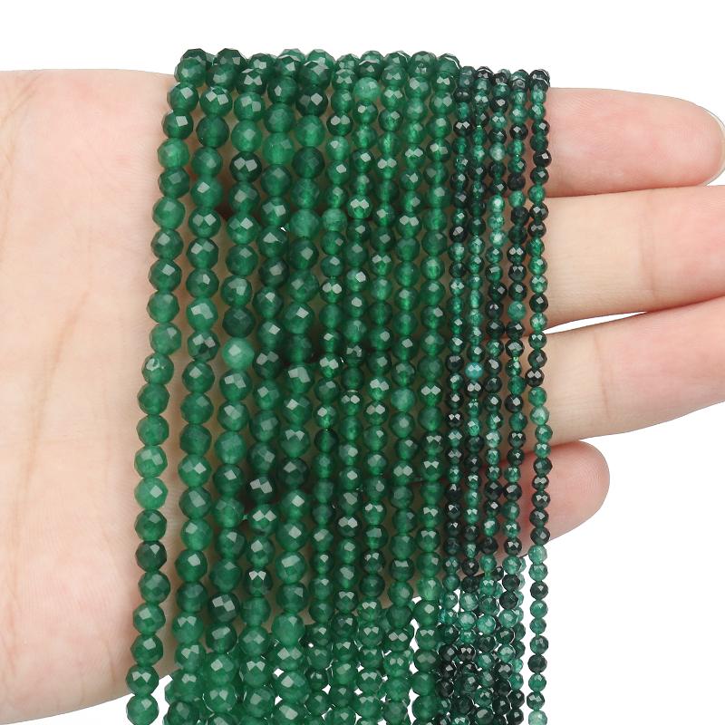 Other 2/3/4mm Faceted Natural Green Jade Stone Bead Loose Beads For Jewelry Making Diy Women Bracelet Belly Chain Findings
Other 2/3/4mm Faceted Natural Green Jade Stone Bead Loose Beads For Jewelry Making Diy Women Bracelet Belly Chain Findings