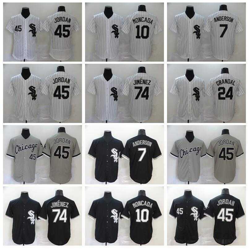 2020 Men Baseball 10 Yoan Moncada Jersey 79 Jose Abreu 7 Tim Anderson 24 Yasmani Grandal Home Black White All Stithced Pinstripe Flexbase, Blank
2020 Men Baseball 10 Yoan Moncada Jersey 79 Jose Abreu 7 Tim Anderson 24 Yasmani Grandal Home Black White All Stithced Pinstripe Flexbase, Blank