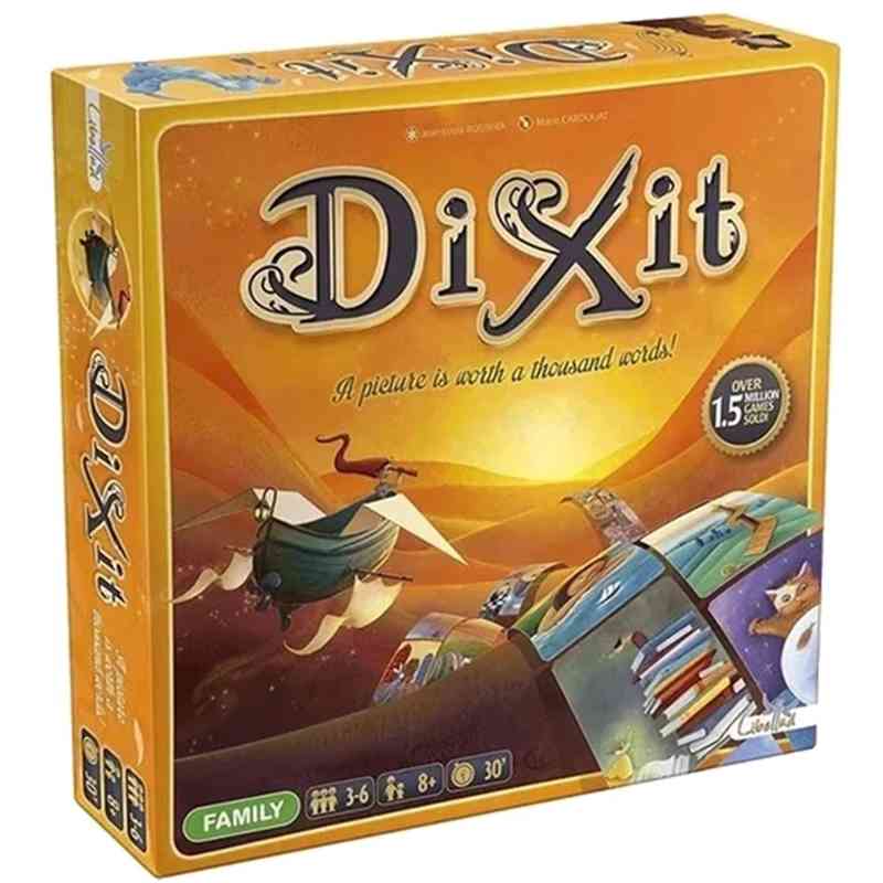 Original HAY HOUSE DIXIT Newest Dixit Board Game Family Entertaining Card Games 3-6 Players English Edition Children Party Game Expand Full Pack Gift 5CDL