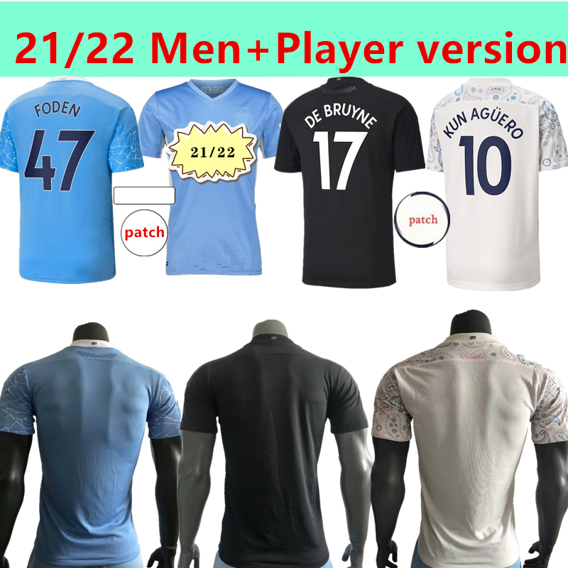 Player version 21 22 Manchester soccer jersey 2021 G. JESUS CITY STERLING FERRAN DE BRUYNE KUN AGUERO football shirts MAN uniform, 20/21 home fan
Player version 21 22 Manchester soccer jersey 2021 G. JESUS CITY STERLING FERRAN DE BRUYNE KUN AGUERO football shirts MAN uniform, 20/21 home fan